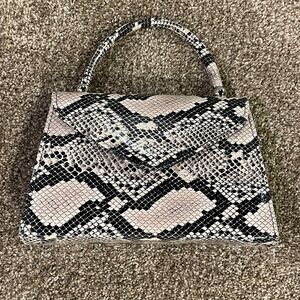 Snake Print Handbag